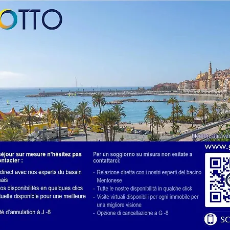4 Pers A Menton, 60 M² - Fr-1-196-378 مينتون